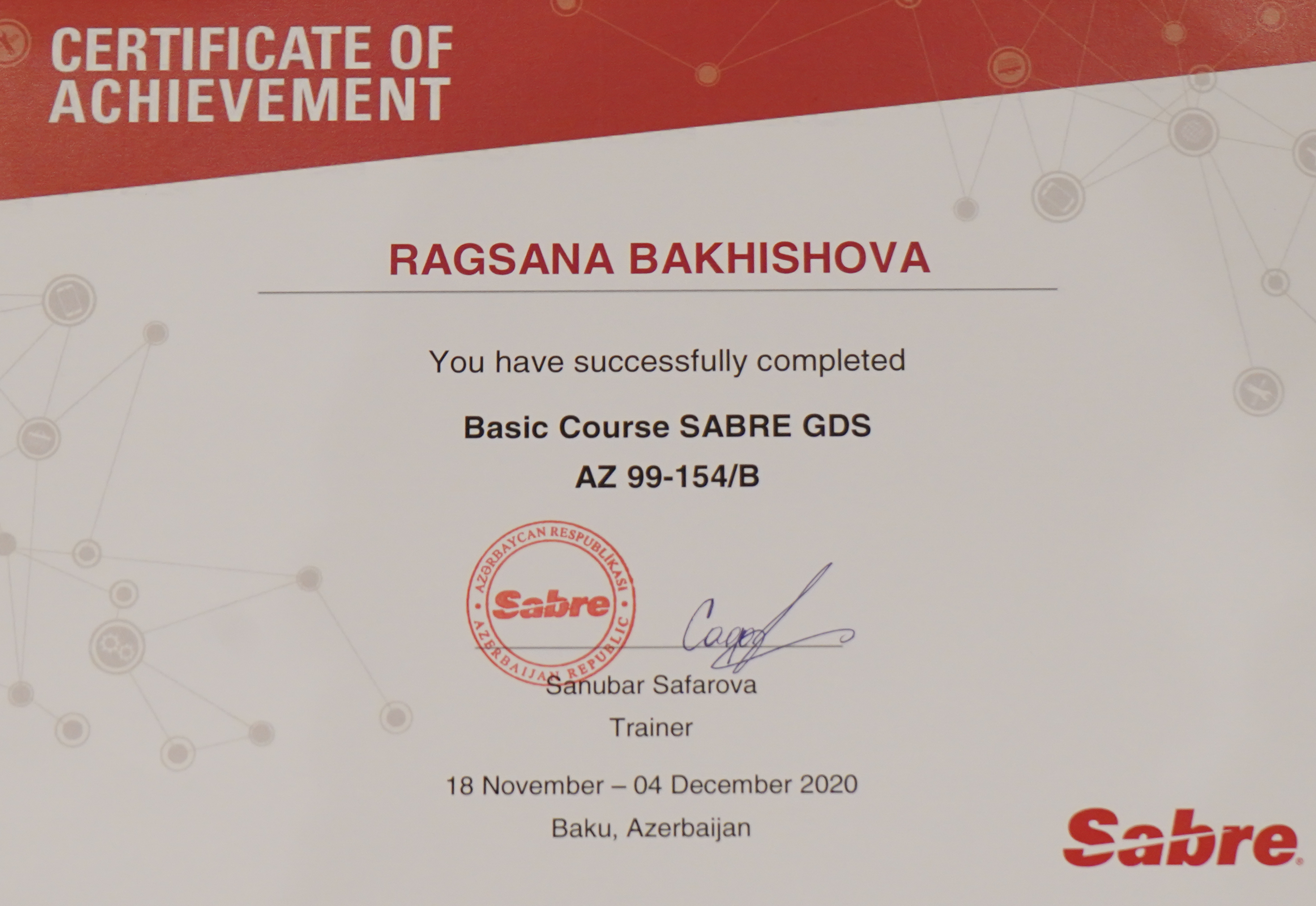 Certificate 2
